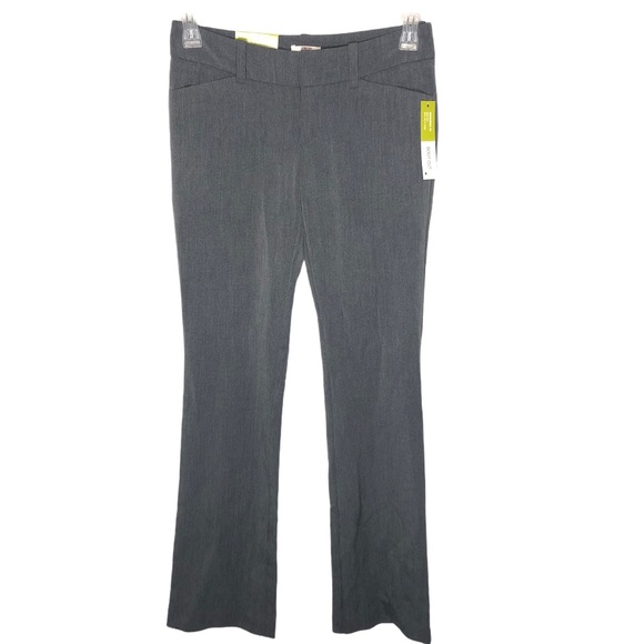 Size 2 Merona Modern Fit Mid Rise BootCut Slim Hip & Thigh Slacks Trousers - Picture 3 of 6